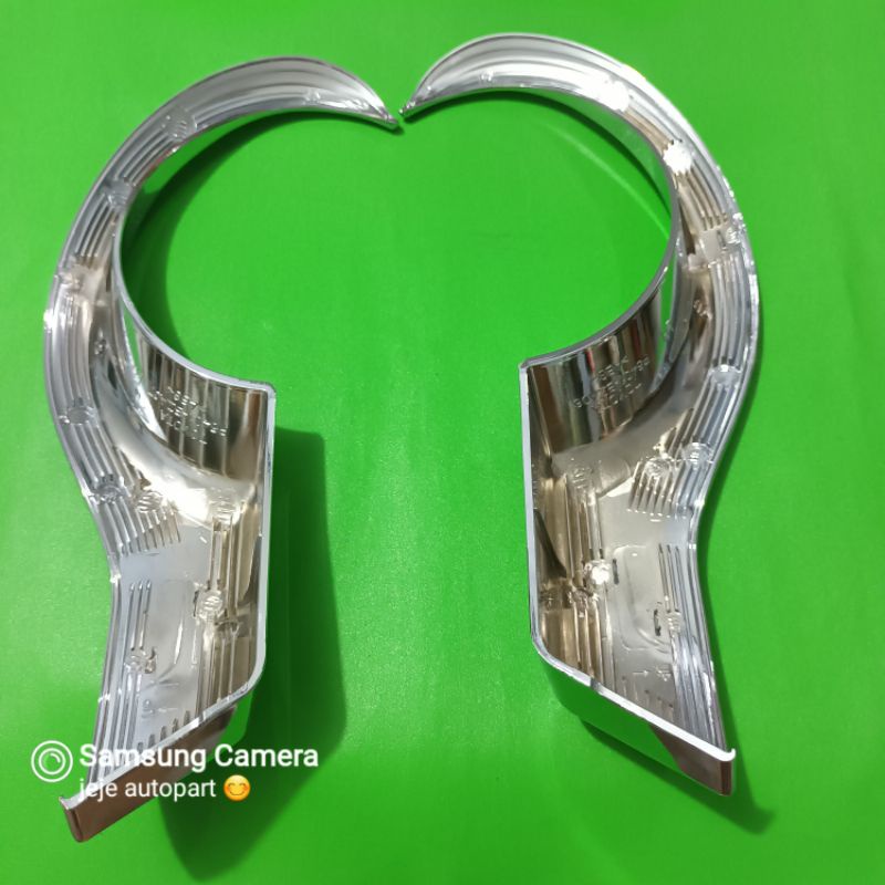 list foglamp ring garnish foglam grand avanza veloz chrome ORIGINAL satu set