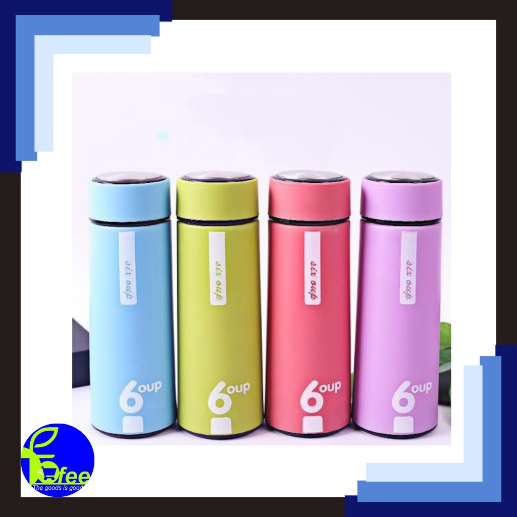 [IMPORT] -  Oup Botol Air Minum Thermos Kaca 6 450ml Botol Minum