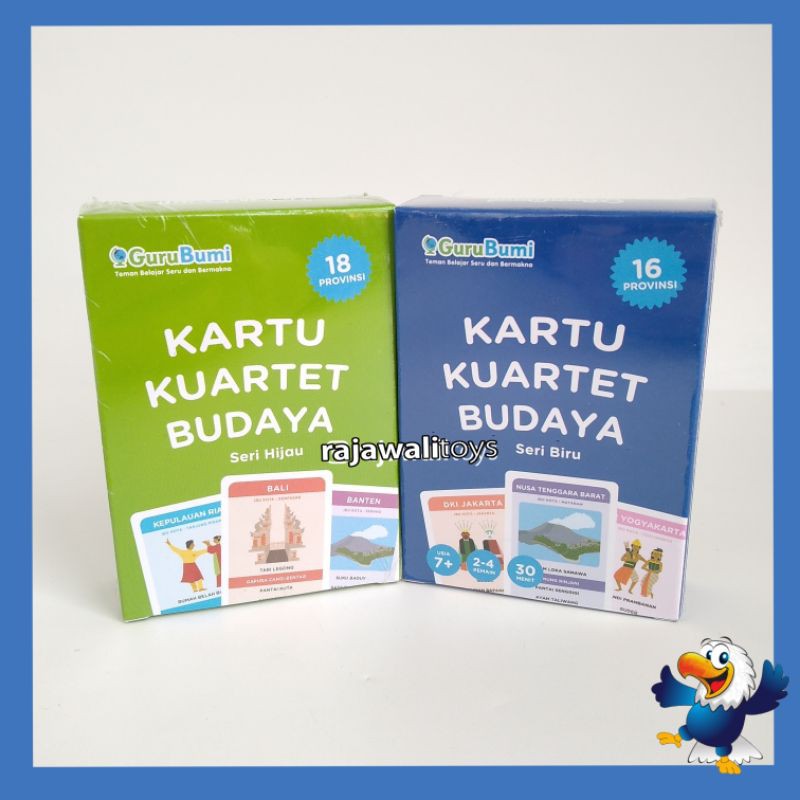RAJAWALI TOYS STORE KARTU KUARTET BUDAYA