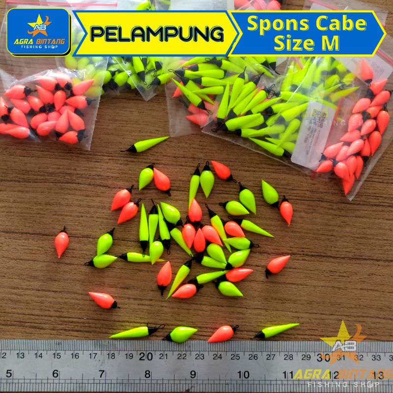 PELAMPUNG PANCINGAN SPONS CABE