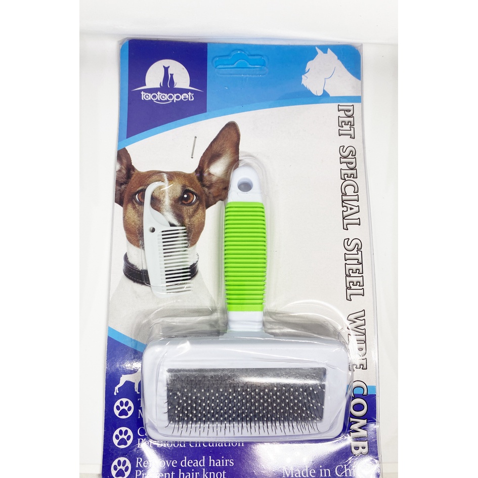 Sisir Bulu Kucing Anjing Kitten Puppy Grooming - Dog Cat Comb - Sikat Bulu Anjing Kucing Anti Rontok