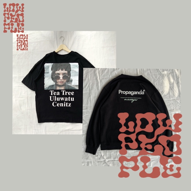 Topten Crewneck + Matilda Leon Tee black
