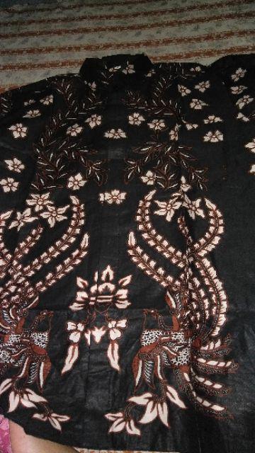 Diskon Bswart Batik Hrb026 Kenongo Hem Pendek Padi Pekalongan M L Xl Batik Pria Murah Modern Grosir