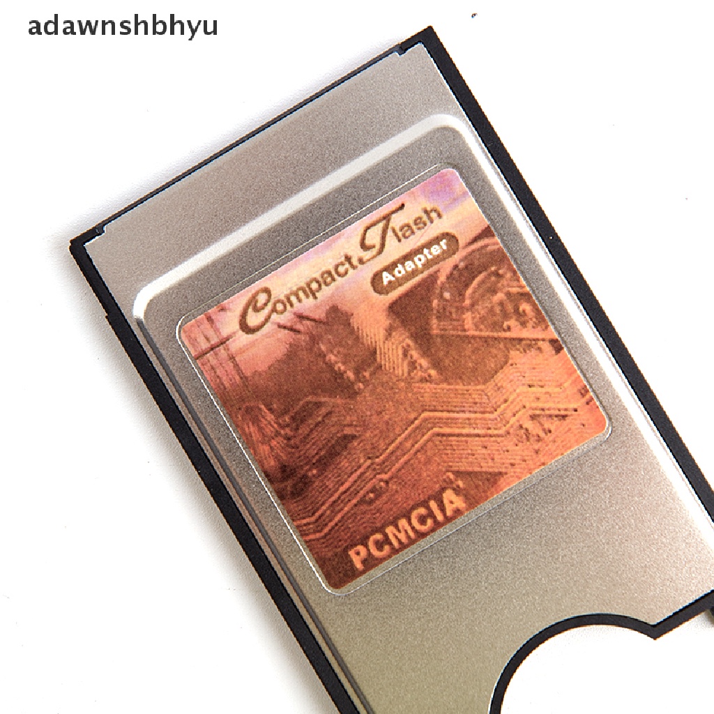 Adawnshbhyu Compact Flash CF to PC Card PCMCIA Adapter Cards Reader Untuk Laptop Notebook