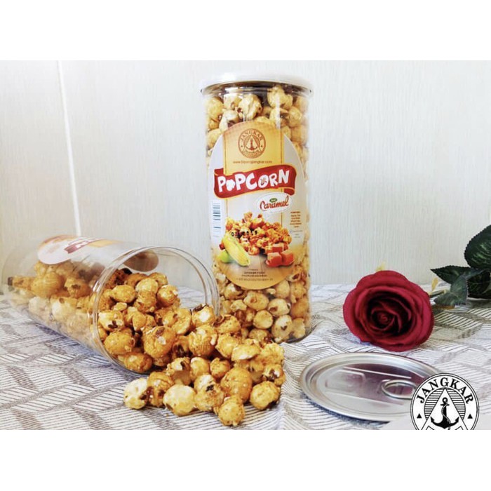 

Popcorn Bipang Jangkar Rasa Caramel Toples 100gr
