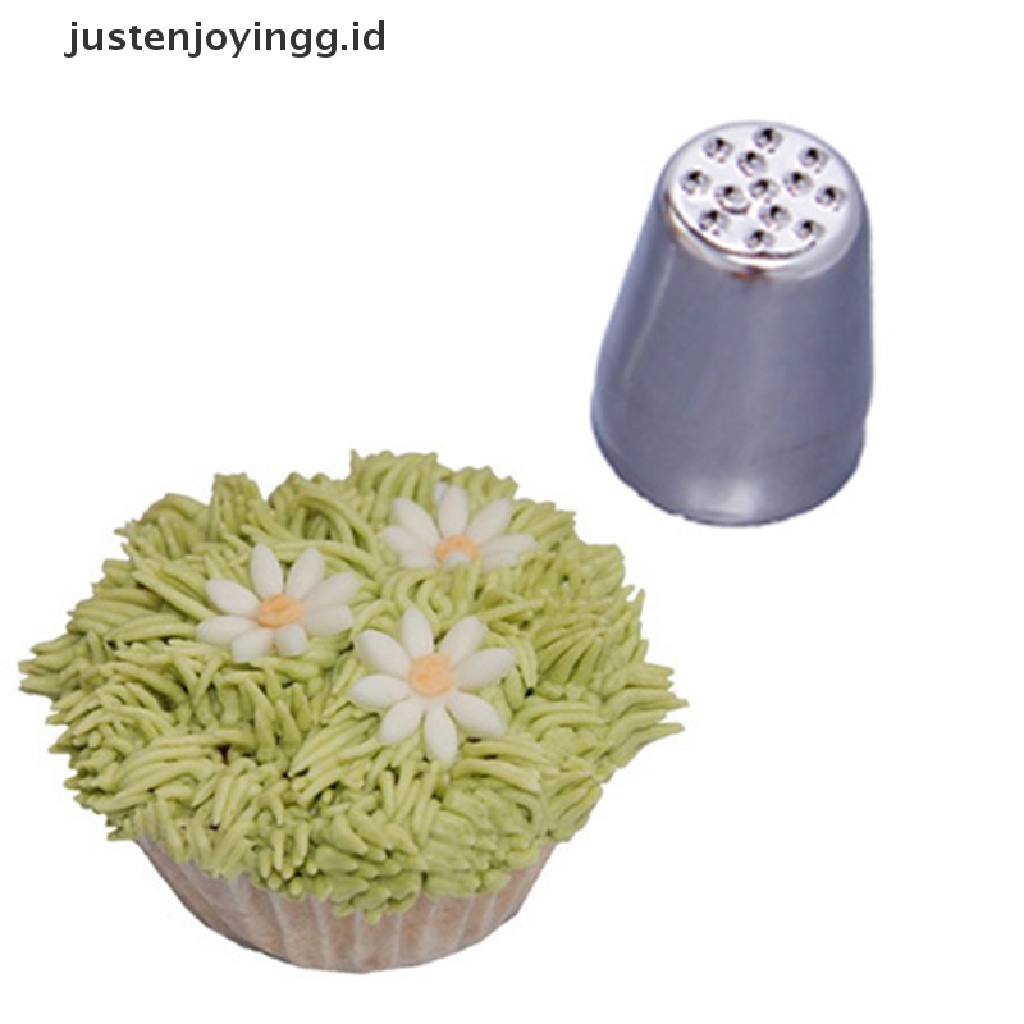 Nozzle Icing Piping Desain Rambut Rumput Untuk Dekorasi Cupcake