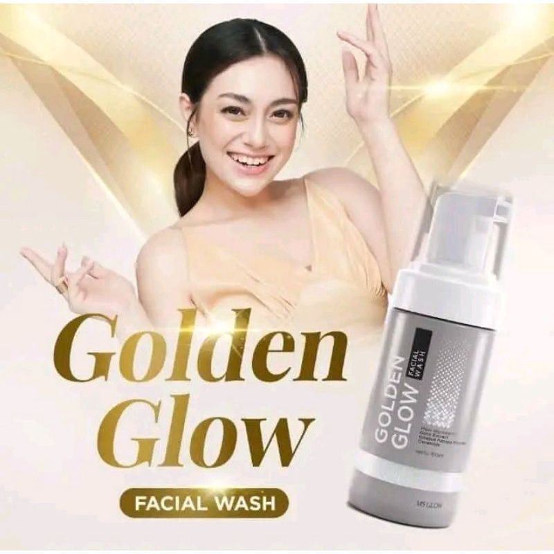 FACIAL WASH GOLDEN GLOW ORI MS GLOW