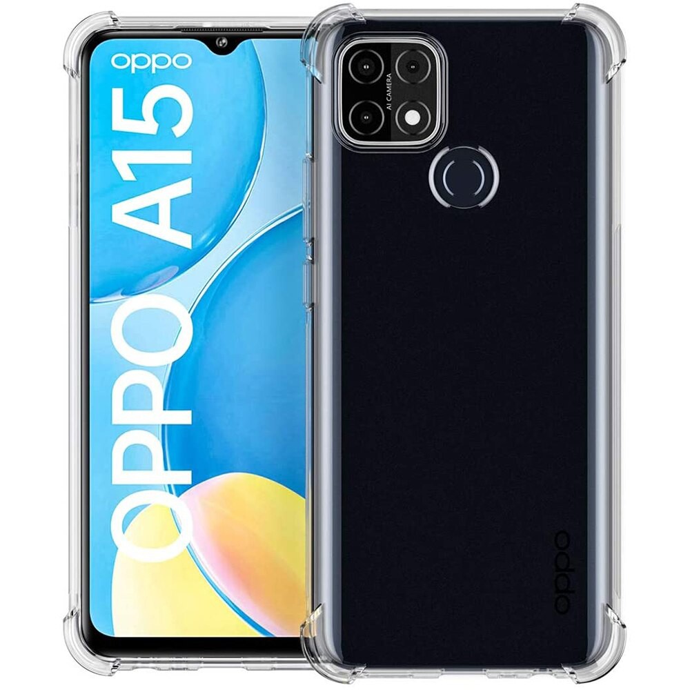 Case Oppo A15 A15s Case Softcase Anti crack Bening Case Casing Hp Oppo A15 A15s