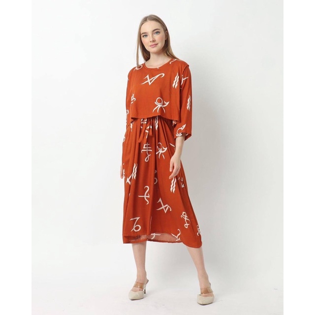 SO Homewear - Midi Dress Daster Kekinian Daster RayonPremium