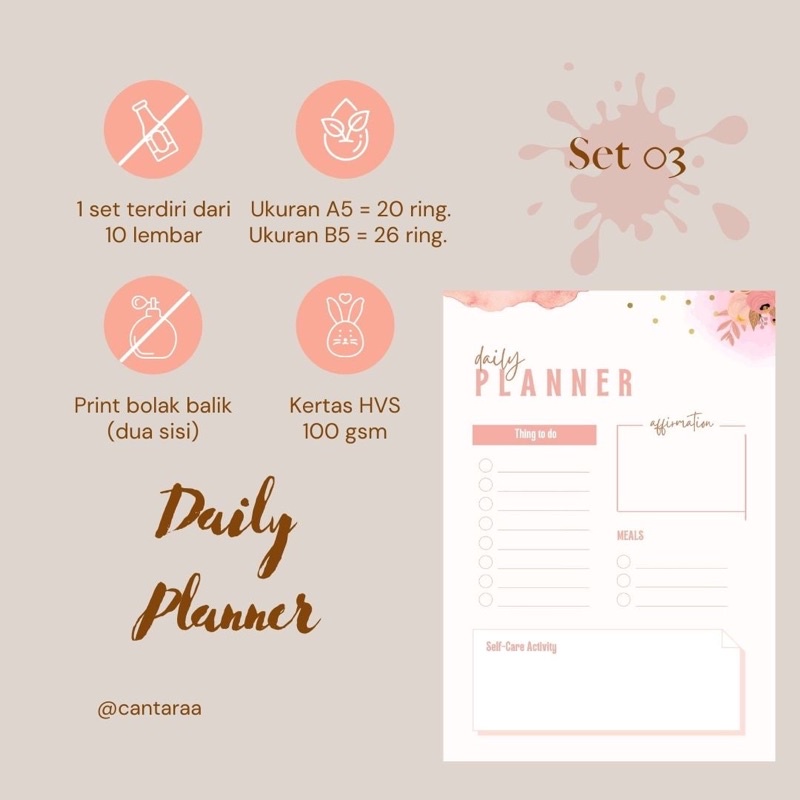 

Project planner isi binder set weekly planner daily planner