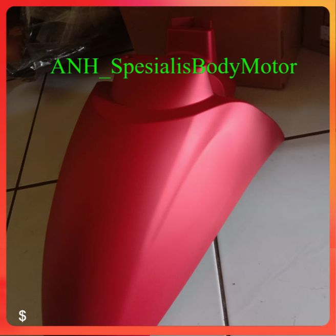 spakbor depan honda scoopy 2019 +2020 merah marun
