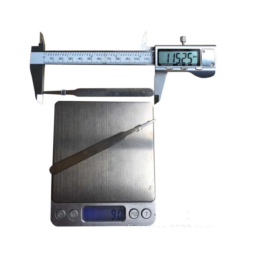Pinset Lurus Siku Stainless Steel Laboratorium / Alat Bantu Pick