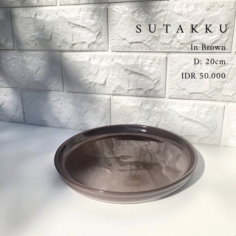 SUTAKKU PLATE / PIRING KERAMIK / TABLEWARE