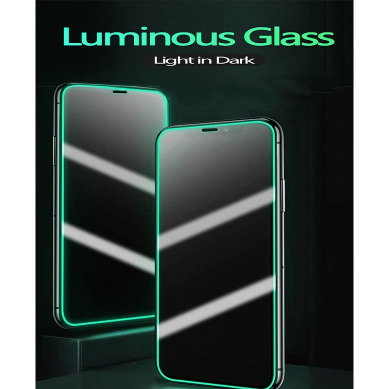 1-3pcs Pelindung Layar Tempered Glass Luminous Untuk OPPO A16 / A5S / A3S / A12 / A74 / A54 / A53 / A51 / A5 / A9 2020 / A52 / A93 / A94 / A15S / A16K / F7 / F9F / 2Z / 2F / 2F / 2Z / 2