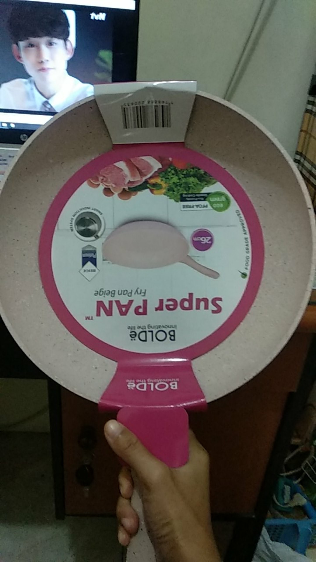 Bolde Fry Pan 26 Cm Wajan Keramik Granite Beige Series