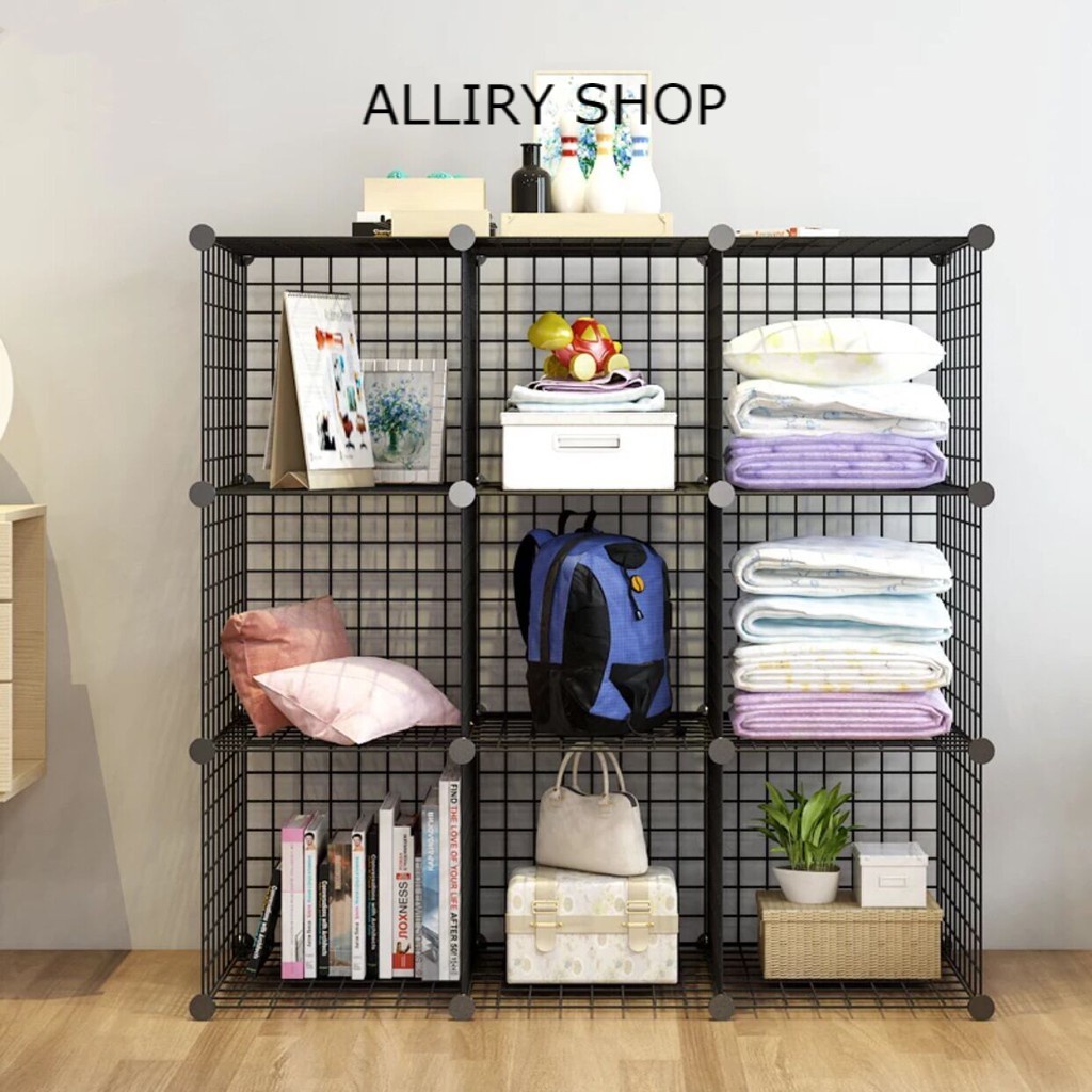 Rak buku rak buku plastik portable/ rak gantung/rak xl/calista  rak besi rak serbaguna rak toys stor