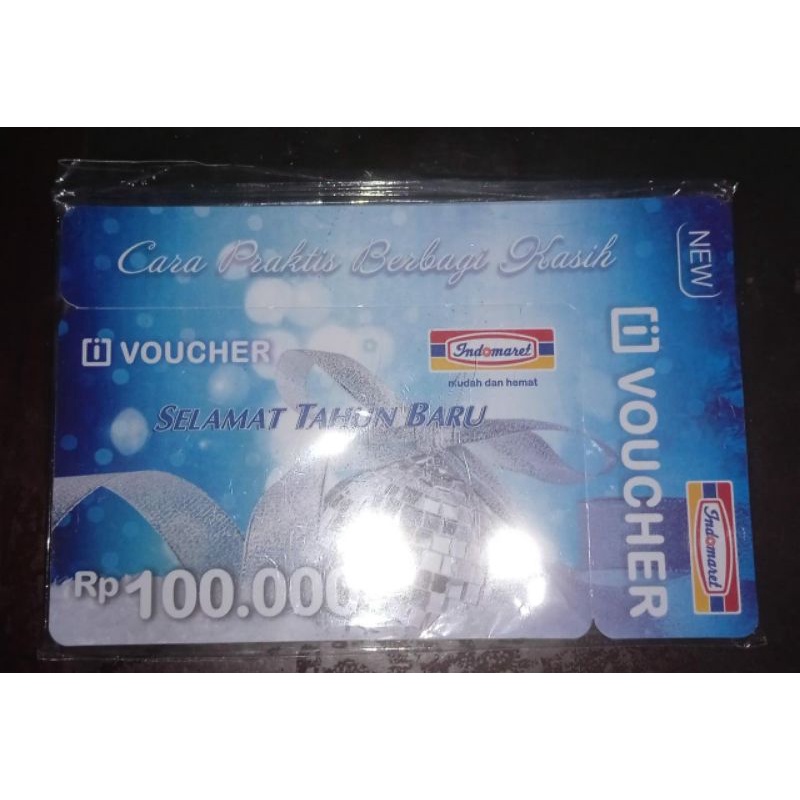 voucher indomaret 100rb fisik