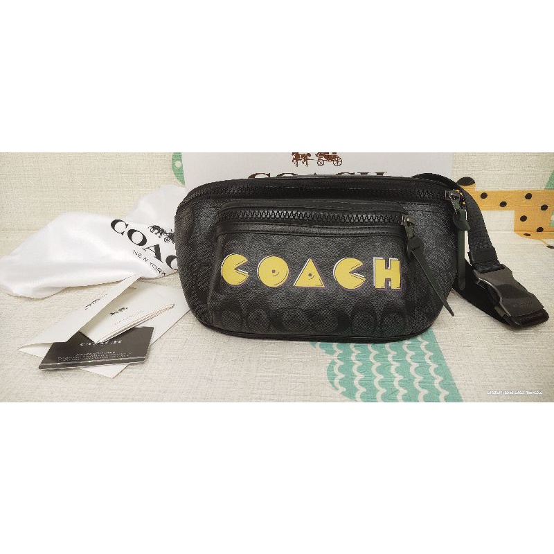 SOLD waistbag coach preloved like new