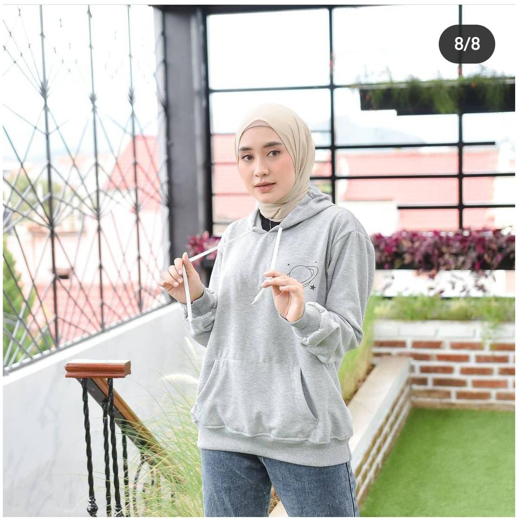 Hoodie Jumper Space Sweater (Pria &amp; Wanita) Planet Uranus