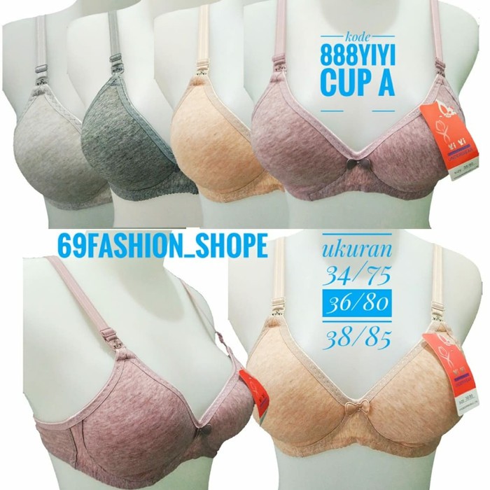 Bess - YIYI Bra Fashion Wanita / Bra Wanita Murah / BH Busa Tipis Tanpa Kawat Push Up Bra