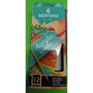 

Cat Aklirik Montana 12 Warna TAC-12PT
