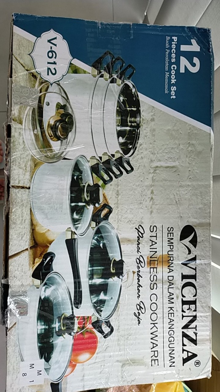 Cookware Panci Set Vicenza V612 Vicenza