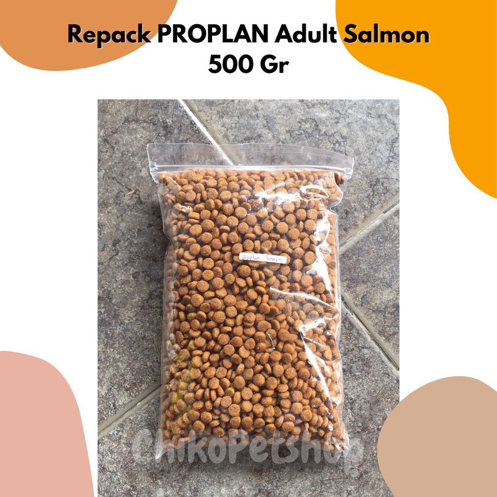 PROPLAN ADULT SALMON Makanan Kucing Dewasa Pro Plan Kemasan 500 Gr