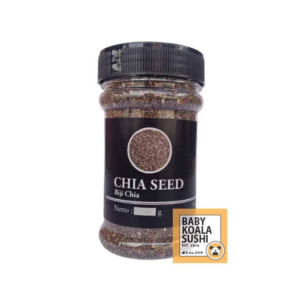 ORGANIC BLACK CHIA SEEDS Biji Chia Organik 50 g │ Import Mexico