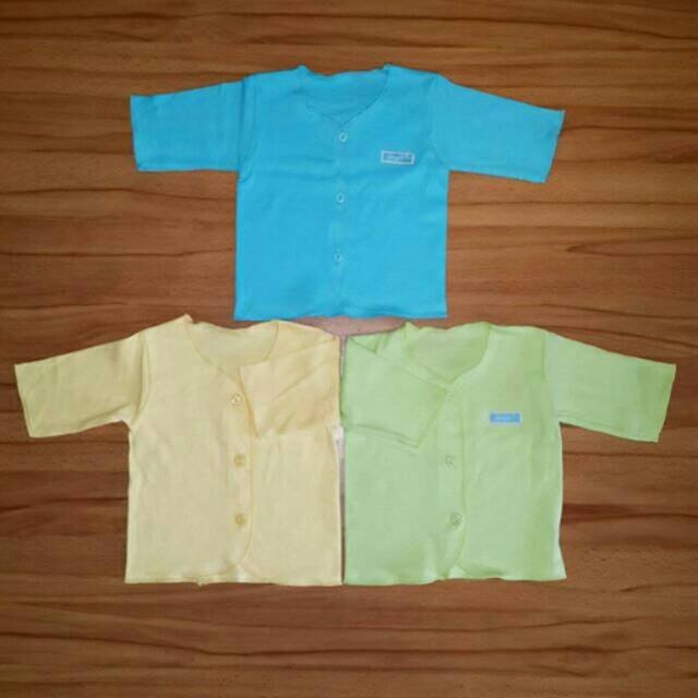 BAJU TANGAN PANJANG COTTON  POLOS 1PCS