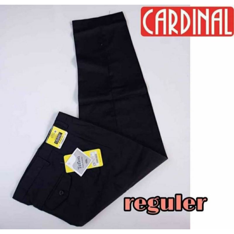 Celana panjang pria formal teflon cardinal reguler non street non pensil