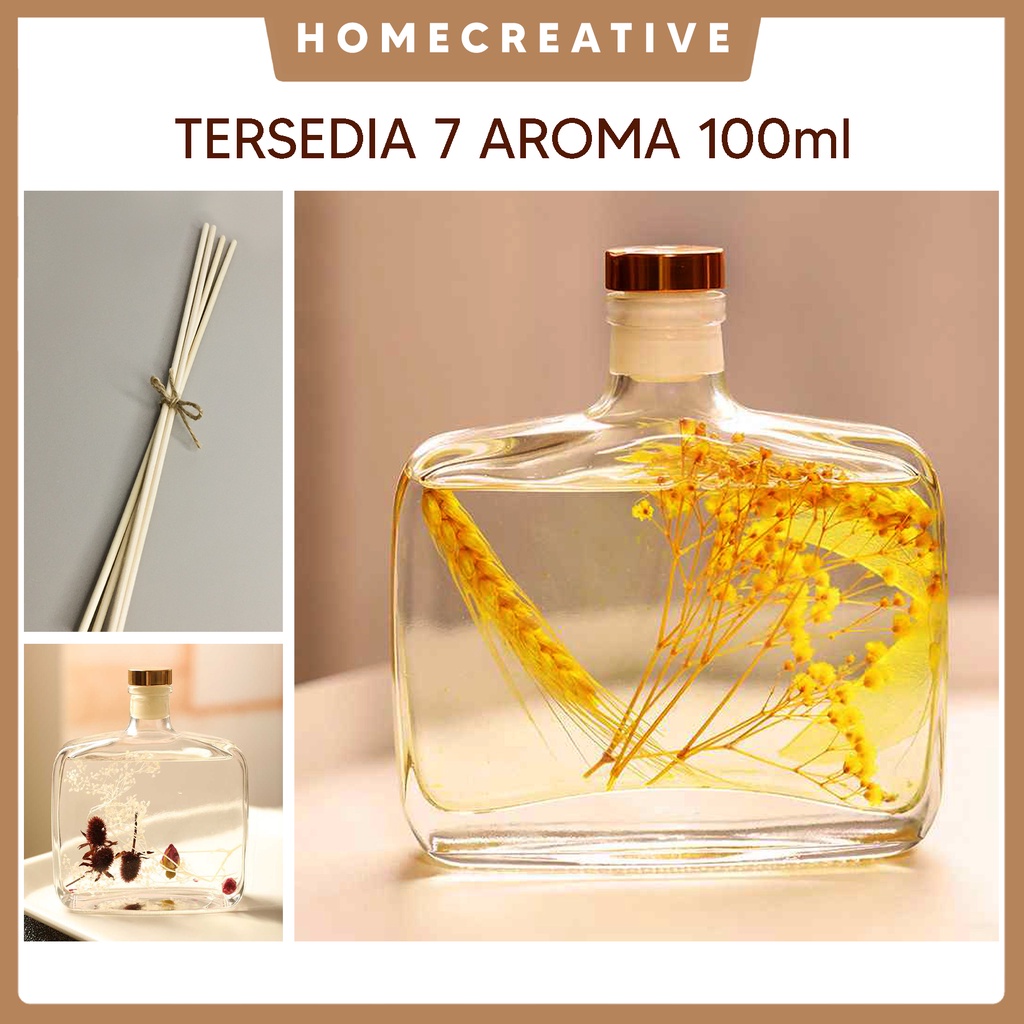 Reed Diffuser / Minyak Aromaterapi / Parfum Aroma Diffuser Reed Rattan Sticks