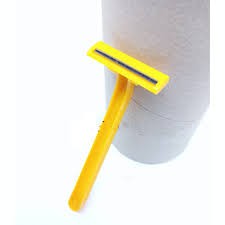 Alat Cukur - KUNING Bulu Kumis Jenggot - Ketiak / Cukuran / Pisau Cukur Razor WARNA KUNING