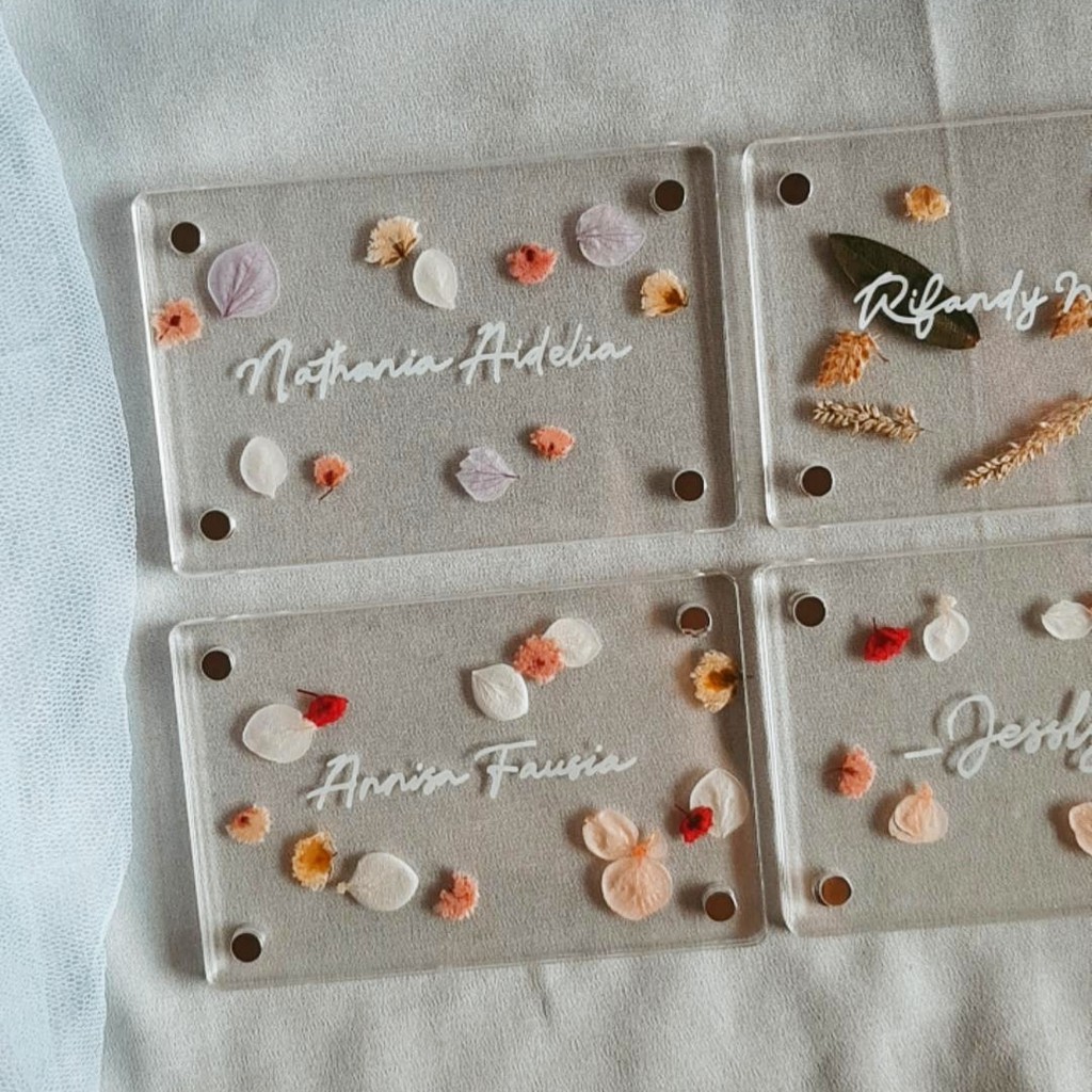 

Pressed Flower Card