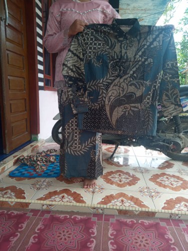 Set Batik Couple Asyifa Brown