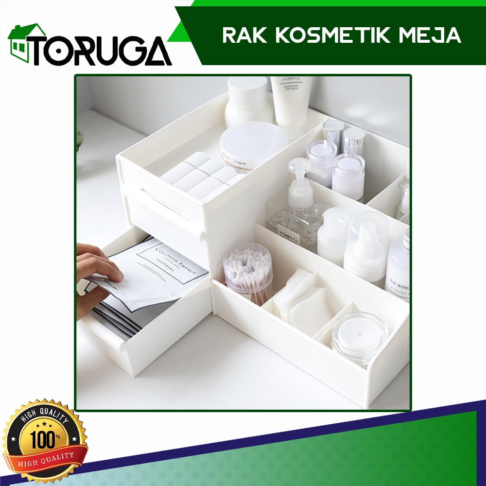 Rak Kosmetik Tempat Makeup Storage Tempat Penyimpanan Skincare D44