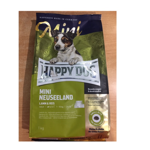 Makanan anjing happy dog mini neuseeland 1kg