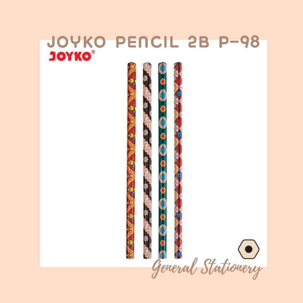 

Joyko Pencil 2B P-98 Batik / 1 Pcs