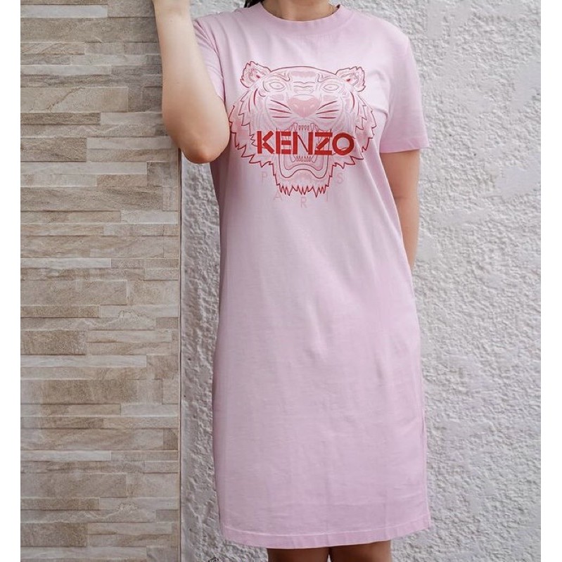 KENZO DRESS TIGER PINK AUTHENTIC ORIGINAL 100%