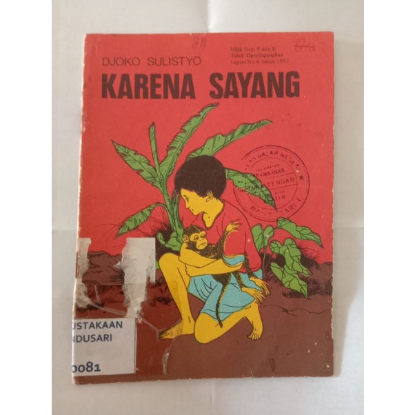 kasih sayang - buku jadul - buku bekas perpustakaan