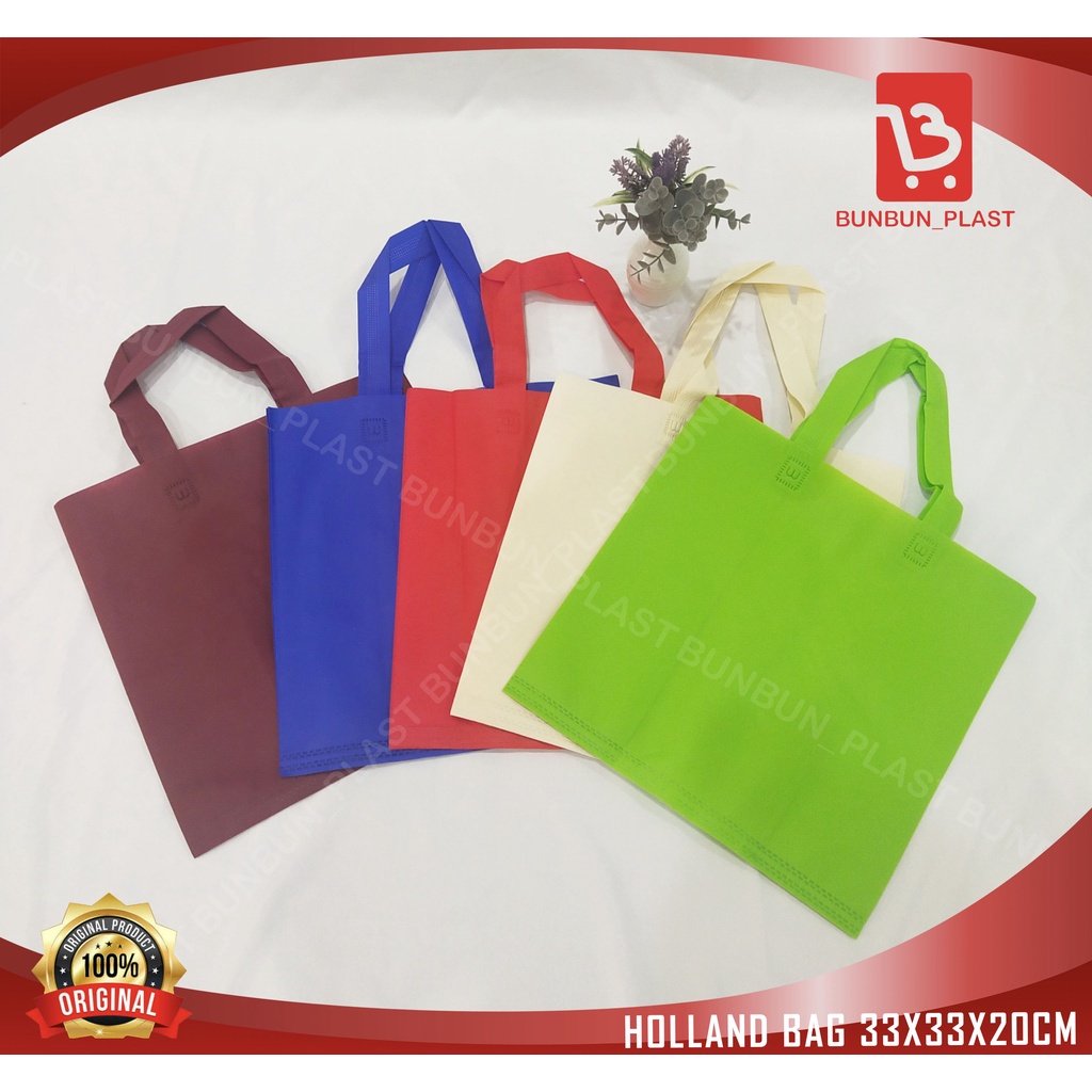 

TAS SPUNBOND/GOODIE BAG/ HOLLAND BAG PER 12PCS