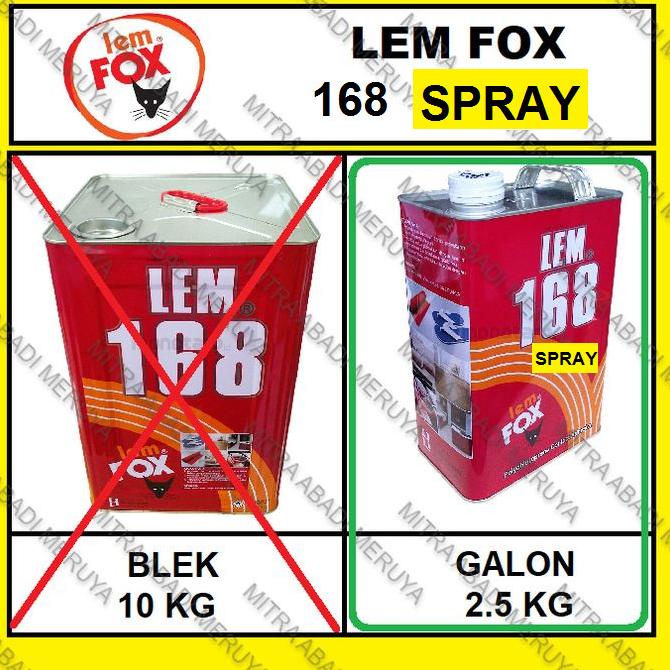 Lem SPRAY Lem FOX SPRAY Lem Kuning Semprot Galon