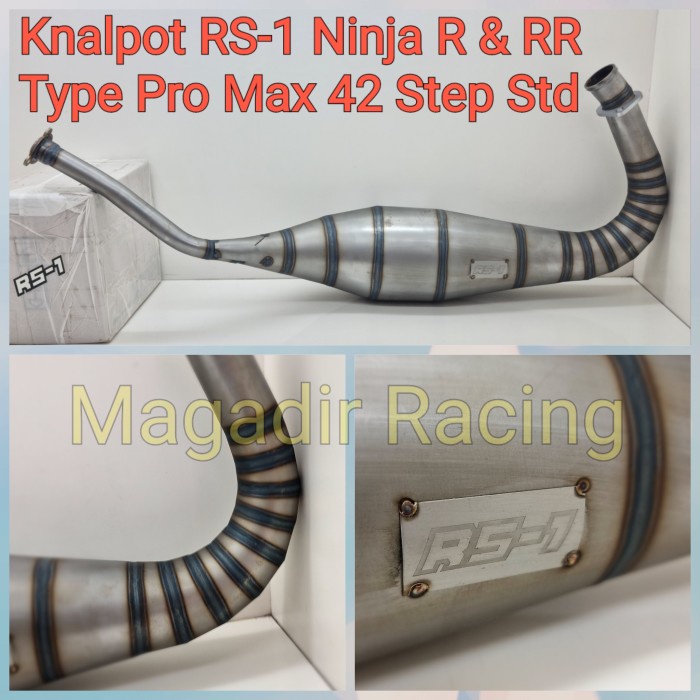 Grosir Tabung Chamber Knalpot RS-1 Ninja R & RR Type Pro Max 42 Step Std RS 1 Keren