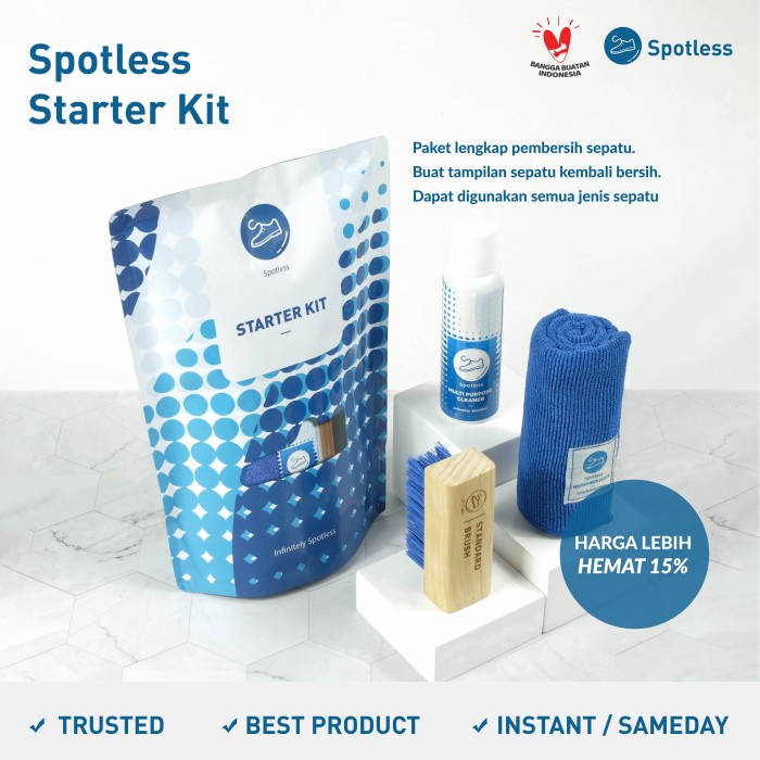 Pembersih Sepatu - Spotless Shoe Cleaner Starter Kit