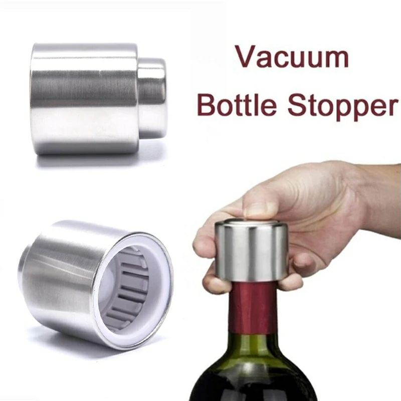 

vacuum wine bottle stopper wine saver tutup botol wine anggur champagne vakum udara foodgrade