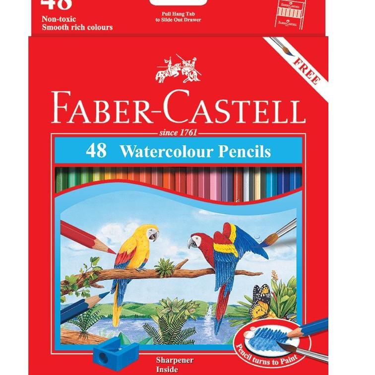 

Pensil Warna Faber Castell 48 Water colour / Free Kuas dan Rautan (ART. H213)