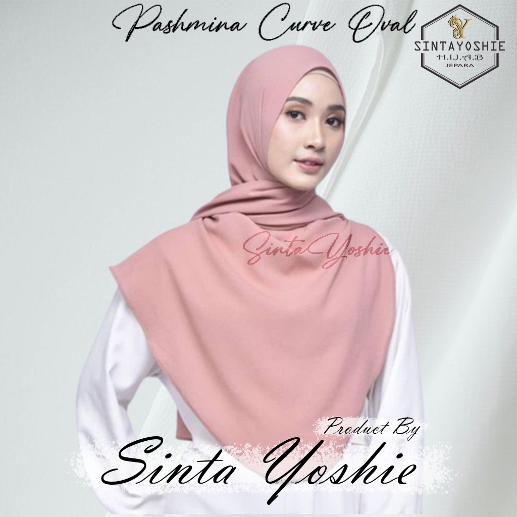 Pashmina Curve Oval Pashmina Oval Ceruty Babydoll