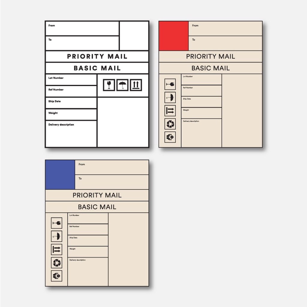 

Mailing Sticker | Sticker Pengiriman - Uk. A7