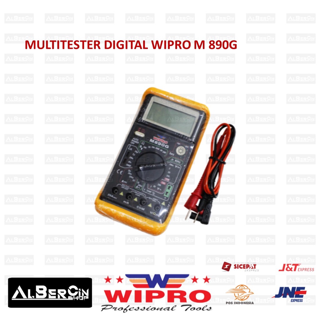 Multimeter Multitester DIGITAL Alat Ukur Arus Listrik M 890G WIPRO