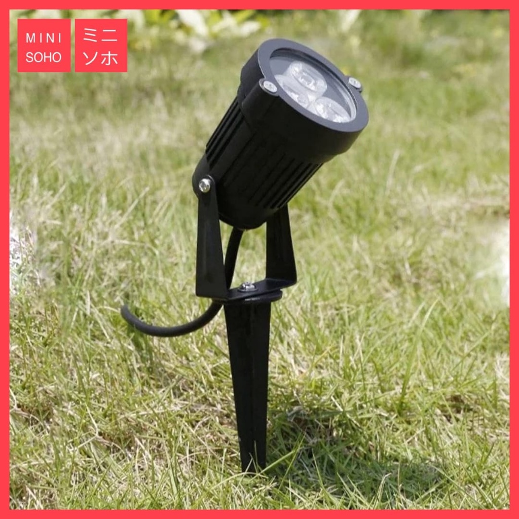 Lampu LED Taman Halaman Teras Outdoor Sorot 3W 5W Watt Tancap Spot Spotlight Garden Park Light Lamp