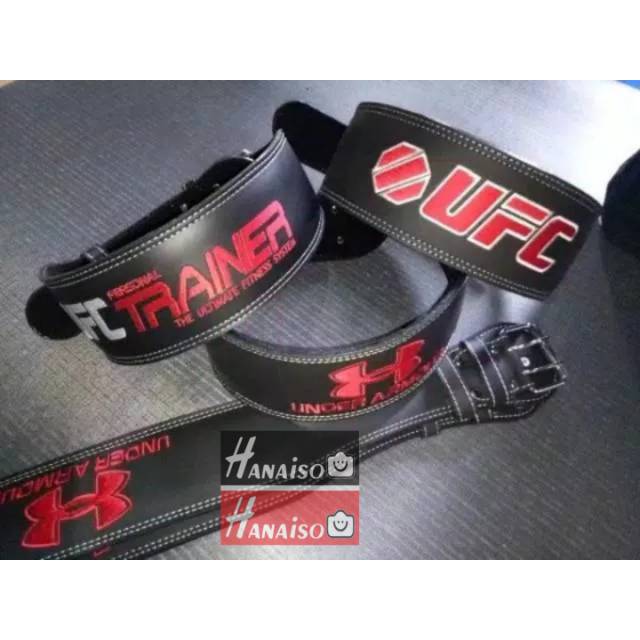 Termurah Medan Hanaiso FITNESS LEATHER | LIFTING BELT (SABUK FITNESS GYM) | Belt GYM Kulit